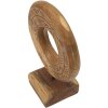 Mauro Ferretti scultura Dorat in legno di teak 20x10x28 cm marrone
