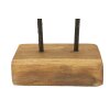 Mauro Ferretti scultura Lubang in teak 25x10x38 cm marrone