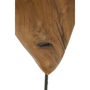 Mauro Ferretti scultura Dobu in teak 25x12x45 cm marrone