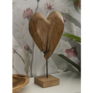 Mauro Ferretti scultura Dobu in teak 25x12x45 cm marrone