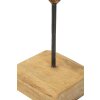 Mauro Ferretti scultura Dobu in teak 25x12x45 cm marrone