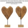 Mauro Ferretti scultura Dobu in teak 25x12x45 cm marrone