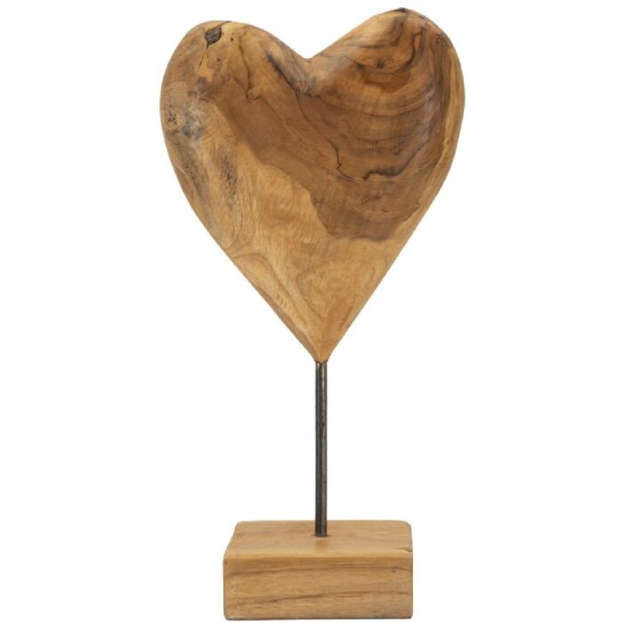 Mauro Ferretti scultura Dobu in legno di teak 20x12x37 cm marrone