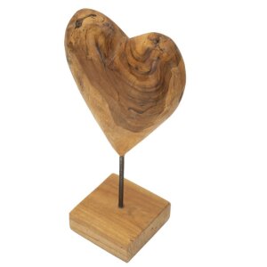 Mauro Ferretti scultura Dobu in legno di teak 20x12x37 cm marrone