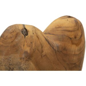 Mauro Ferretti scultura Dobu in legno di teak 20x12x37 cm marrone