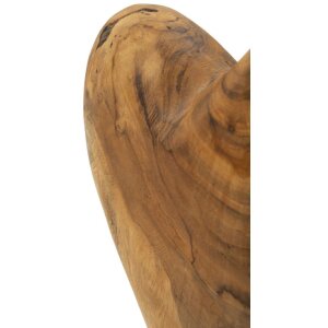 Mauro Ferretti scultura Dobu in legno di teak 20x12x37 cm marrone