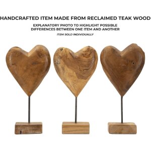 Mauro Ferretti scultura Dobu in legno di teak 20x12x37 cm marrone