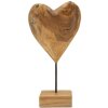 Mauro Ferretti scultura Dobu in legno di teak 20x12x37 cm marrone
