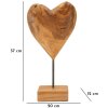 Mauro Ferretti scultura Dobu in legno di teak 20x12x37 cm marrone