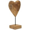 Mauro Ferretti scultura Dobu in legno di teak 20x12x37 cm marrone