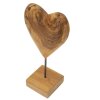 Mauro Ferretti scultura Dobu in legno di teak 20x12x37 cm marrone