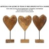 Mauro Ferretti scultura Dobu in legno di teak 20x12x37 cm marrone