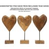 Mauro Ferretti scultura Dobu in legno di teak 20x12x37 cm marrone