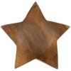 Mauro Ferretti stella decorativa in teak Ø19x5 cm marrone