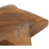 Mauro Ferretti stella decorativa in teak Ø19x5 cm marrone