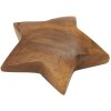 Mauro Ferretti stella decorativa in teak Ø19x5 cm marrone