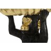 Mauro Ferretti scimmia decorativa Ø23x31,5 cm nero oro lucido