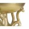 Mauro Ferretti ciotola decorativa polpo in poliresina Ø30x18 cm oro lucido