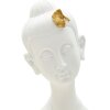 Mauro Ferretti Busto Buddha 21,5x16x35 cm oro bianco lucido