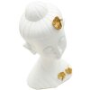 Mauro Ferretti Busto Buddha 21,5x16x35 cm oro bianco lucido