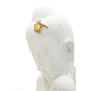 Mauro Ferretti Busto di Buddha 21,5x13x36 cm in oro bianco
