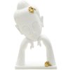 Mauro Ferretti Busto di Buddha 21,5x13x36 cm in oro bianco