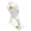 Mauro Ferretti Busto di Buddha 21,5x13x36 cm in oro bianco