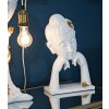 Mauro Ferretti Busto di Buddha 21,5x13x36 cm in oro bianco