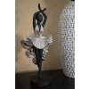 Mauro Ferretti figura di ballerina 17x14x43 cm nero argento