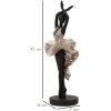 Mauro Ferretti figura di ballerina 17x14x43 cm nero argento