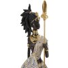 Mauro Ferretti Figura Masai con bambino 11,5x8,5x46 cm