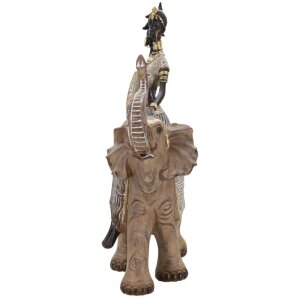 Mauro Ferretti Masai con elefante 22,5x12x32,5 cm