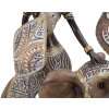 Mauro Ferretti Masai con elefante 22,5x12x32,5 cm