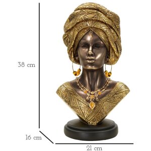Mauro Ferretti Busto Nairobi 21x16x38 cm