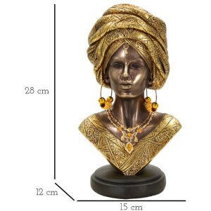 Mauro Ferretti Busto Nairobi 15x12x28 cm