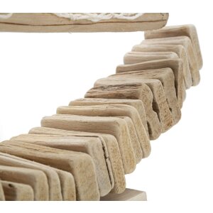 Mauro Ferretti barca a vela decorativa 45x7x45 naturale