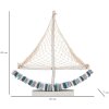 Mauro Ferretti barca a vela decorativa 45x7x45 multicolore