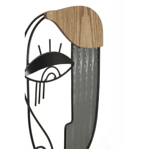 Mauro Ferretti scultura Picassy 24x8,5x49 nero naturale