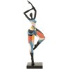 Mauro Ferretti Scultura Ballerina Rubic 11,5x9x38,5 cm multicolore