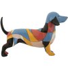 Mauro Ferretti Scultura Bassotto Rubic 32,5x9,7x20,5 cm multicolore