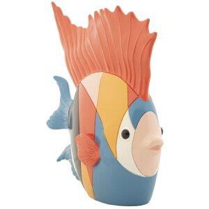 Mauro Ferretti scultura pesce Rubic 28x8x25 cm multicolore