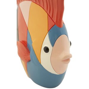 Mauro Ferretti scultura pesce Rubic 28x8x25 cm multicolore