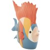 Mauro Ferretti scultura pesce Rubic 28x8x25 cm multicolore