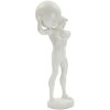 Mauro Ferretti scultura Atlas 18x12.5x50 bianco