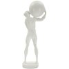 Mauro Ferretti scultura Atlas 18x12.5x50 bianco
