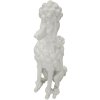 Mauro Ferretti scultura decorativa barboncino seduto 20x26x61 cm bianco