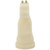Mauro Ferretti figurina decorativa cavallo a scacchi Quarzy 14x13x31 cm oro bianco