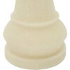 Mauro Ferretti statuetta decorativa re degli scacchi Quarzy Ø13x41 cm oro bianco