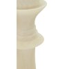 Mauro Ferretti figurina decorativa regina degli scacchi Quarzy Ø12x36 cm oro bianco