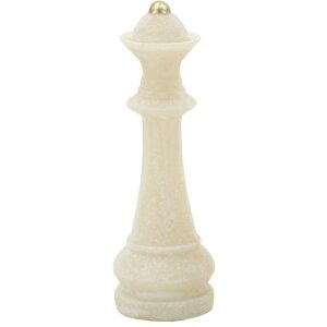 Mauro Ferretti set di scacchi Quarzy 8 pezzi in oro bianco